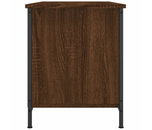 Mueble para TV madera contrachapada marrón roble 100x40x50 cm