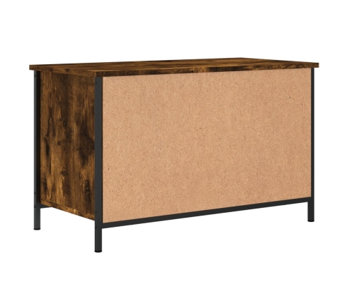 Mueble para TV madera contrachapada roble ahumado 80x40x50 cm