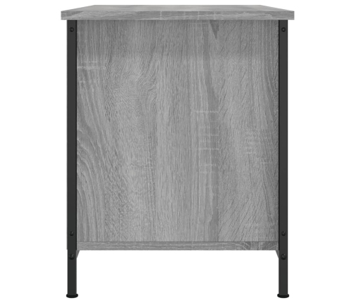 vidaXL Mueble para TV madera contrachapada gris Sonoma 80x40x50 cm