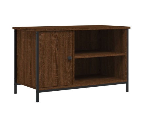 Mueble para TV madera contrachapada marrón roble 80x40x50 cm