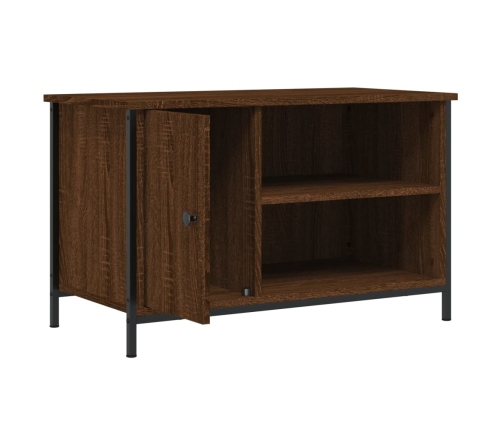 Mueble para TV madera contrachapada marrón roble 80x40x50 cm