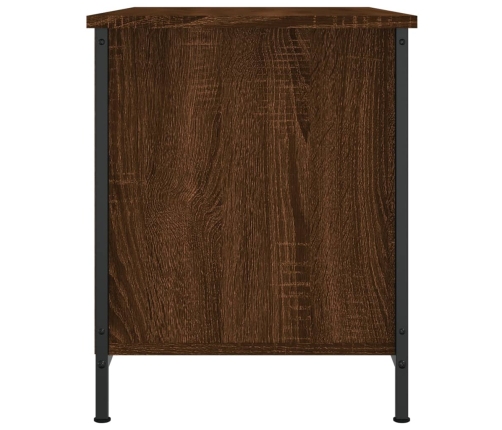 Mueble para TV madera contrachapada marrón roble 80x40x50 cm