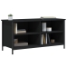 vidaXL Mueble para TV madera contrachapada negro 100x40x50 cm