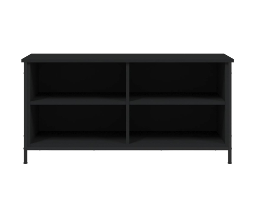 vidaXL Mueble para TV madera contrachapada negro 100x40x50 cm