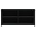 vidaXL Mueble para TV madera contrachapada negro 100x40x50 cm