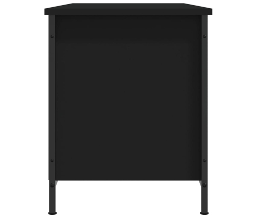 vidaXL Mueble para TV madera contrachapada negro 100x40x50 cm