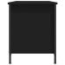 vidaXL Mueble para TV madera contrachapada negro 100x40x50 cm