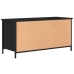 vidaXL Mueble para TV madera contrachapada negro 100x40x50 cm