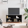 vidaXL Mueble para TV madera contrachapada negro 100x40x50 cm