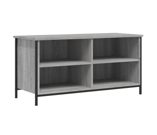 Mueble de TV madera contrachapada gris Sonoma 100x40x50 cm