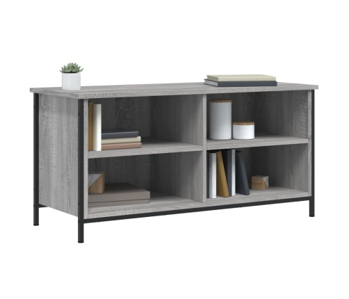 Mueble de TV madera contrachapada gris Sonoma 100x40x50 cm