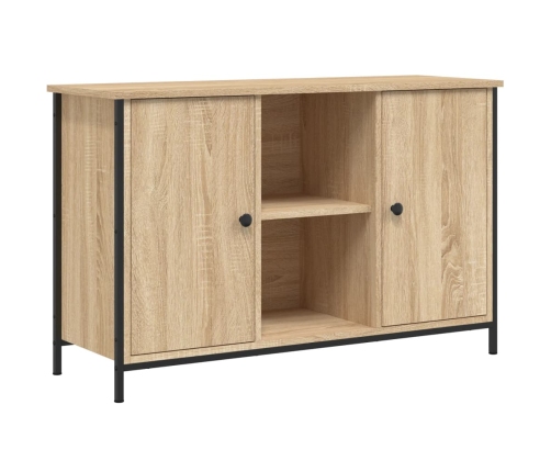 Mueble de TV madera de ingeniería roble Sonoma 100x35x65 cm