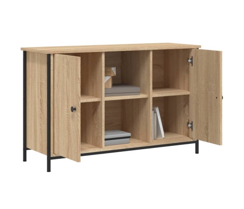 Mueble de TV madera de ingeniería roble Sonoma 100x35x65 cm