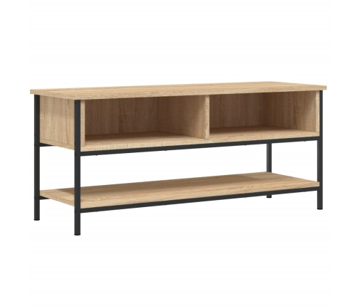 vidaXL Mueble para TV madera contrachapada roble Sonoma 100x35x45 cm