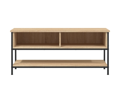 vidaXL Mueble para TV madera contrachapada roble Sonoma 100x35x45 cm