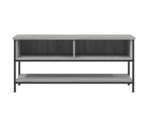 Mueble de TV madera contrachapada gris Sonoma 100x35x45 cm