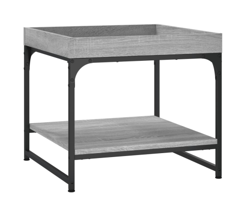 Mesa de centro madera de ingeniería gris Sonoma 49,5x49,5x45 cm