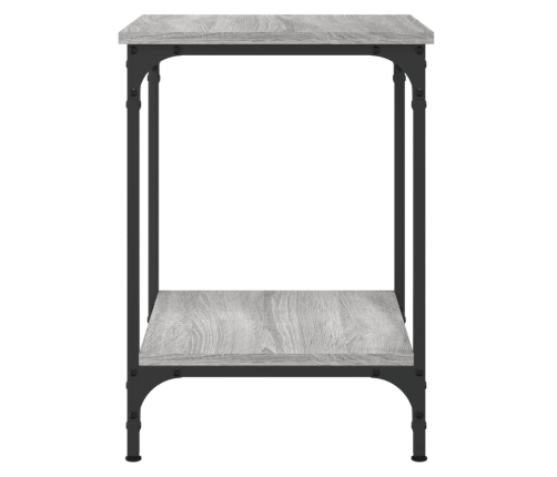 Mesa de centro madera de ingeniería gris Sonoma 40x40x55 cm