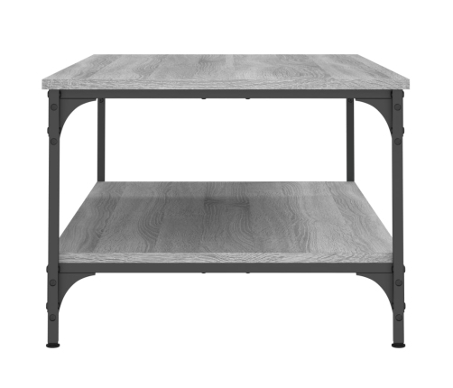 Mesa de centro madera de ingeniería gris Sonoma 100x55x40 cm