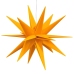 Lámparas de Navidad LED plegables 3 unidades amarillo 43 cm