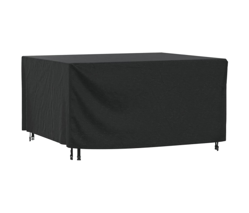 Cubierta muebles de jardín negro impermeable 420D 180x140x90 cm