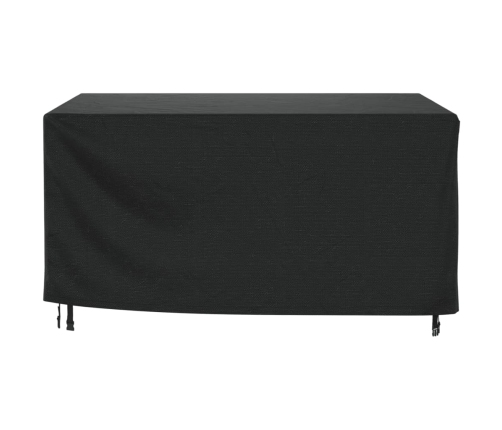 Cubierta muebles de jardín negro impermeable 420D 180x140x90 cm