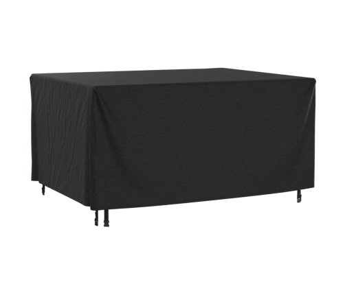 Cubierta muebles de jardín negro impermeable 420D 180x140x90 cm