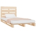 vidaXL Estructura de cama individual madera maciza de pino 90x190 cm