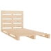 vidaXL Estructura de cama individual madera maciza de pino 90x190 cm