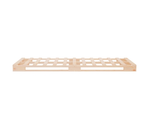 vidaXL Estructura de cama individual madera maciza de pino 90x190 cm