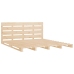 Estructura de cama sin colchón madera maciza de pino 140x190 cm