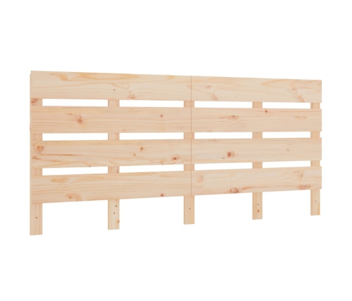 Estructura de cama sin colchón madera maciza de pino 140x190 cm