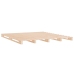 Estructura de cama sin colchón madera maciza de pino 140x190 cm
