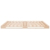 Estructura de cama sin colchón madera maciza de pino 140x190 cm