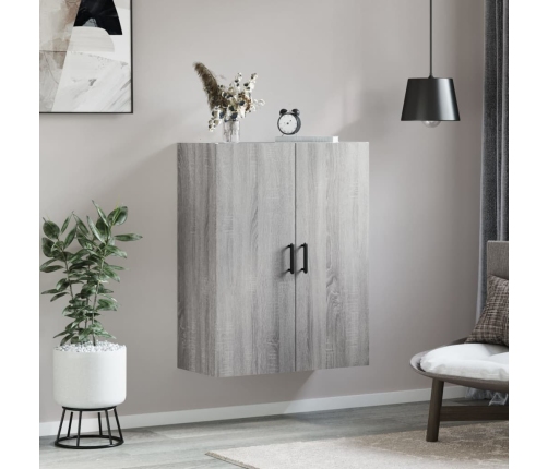 Armario de pared gris Sonoma 69,5x34x90 cm