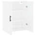 Armario de pared blanco brillante 69,5x34x90 cm