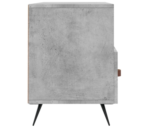 Mueble de TV madera de ingeniería gris hormigón 102x36x50 cm