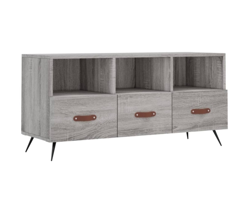 Mueble de TV madera de ingeniería gris Sonoma 102x36x50 cm