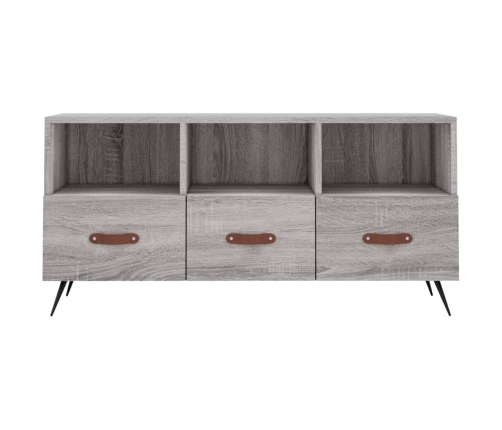 Mueble de TV madera de ingeniería gris Sonoma 102x36x50 cm