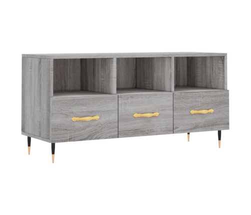 Mueble de TV madera de ingeniería gris Sonoma 102x36x50 cm