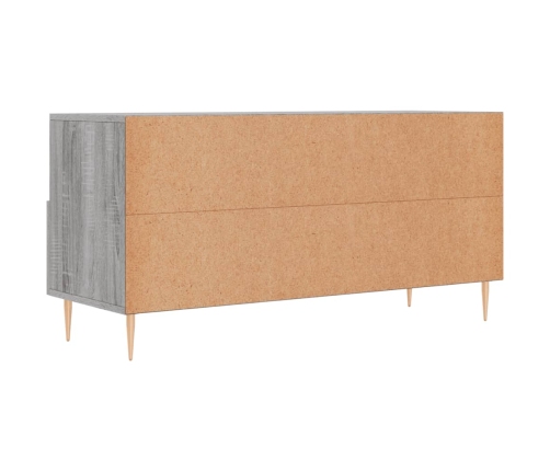 Mueble de TV madera de ingeniería gris Sonoma 102x36x50 cm