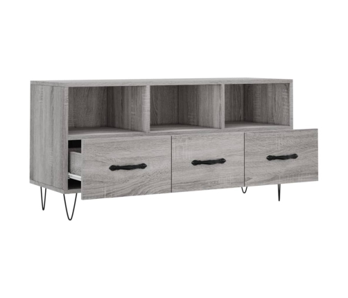 Mueble de TV madera de ingeniería gris Sonoma 102x36x50 cm