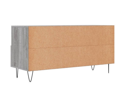 Mueble de TV madera de ingeniería gris Sonoma 102x36x50 cm