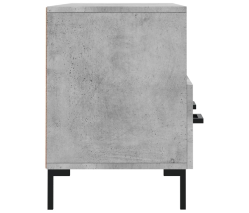 Mueble de TV madera de ingeniería gris hormigón 102x36x50 cm