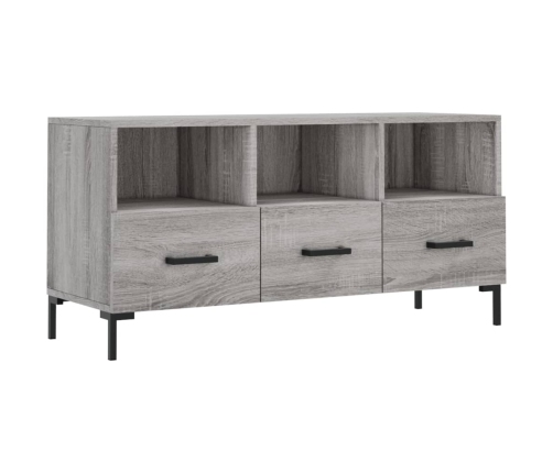 Mueble de TV madera de ingeniería gris Sonoma 102x36x50 cm