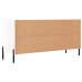 Mueble de TV madera contrachapada blanco brillo 102x36x50 cm