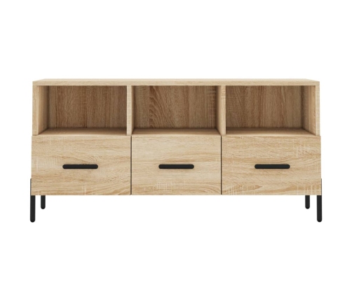 Mueble de TV madera de ingeniería roble Sonoma 102x36x50 cm