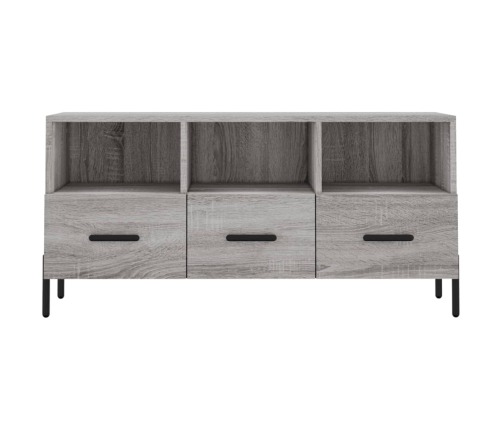 Mueble de TV madera de ingeniería gris Sonoma 102x36x50 cm