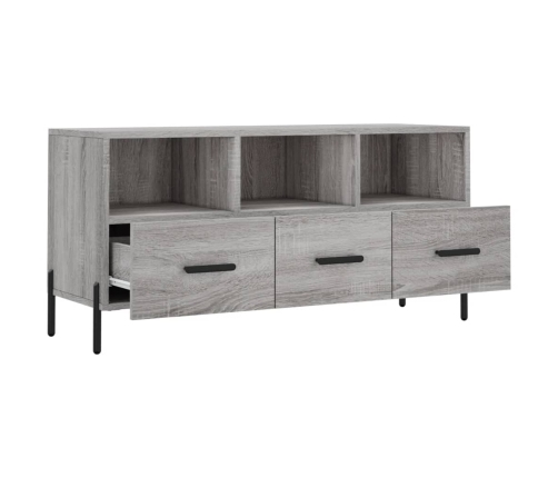 Mueble de TV madera de ingeniería gris Sonoma 102x36x50 cm