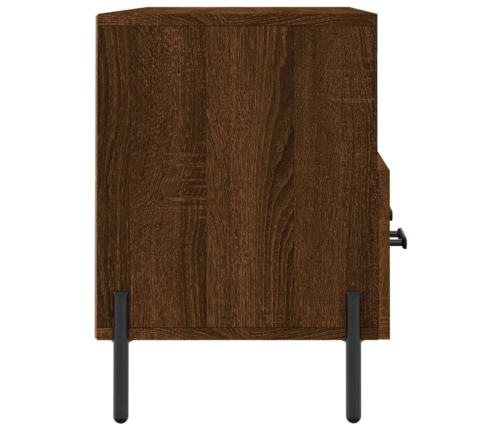 Mueble de TV madera de ingeniería marrón roble 102x36x50 cm